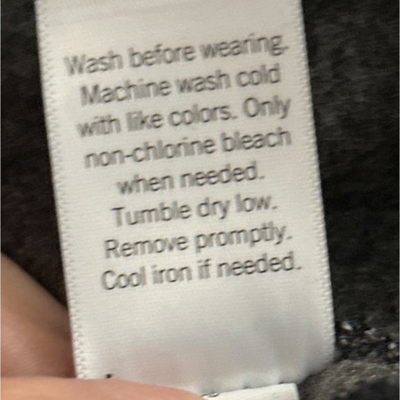 Men’s SONOMA Gray Black Long Sleeve Fleece Sweater Jacket, Size Large Tall. New! - Picture 10 of 12